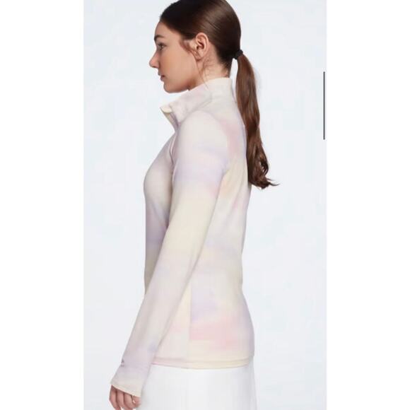 Calia Women's UV Long Sleeve 1/2 Zip Golf Shirt Soft Clouds Lilac (XXL) - Picture 3 of 8